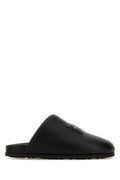 Men's Puffy Slipper Black Lamb