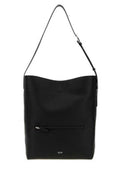 Men's Leather Shoulder Bag Black