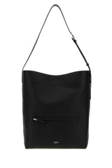 Men's Leather Shoulder Bag Black