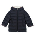 Boys' Long Down Jacket Black Nylon