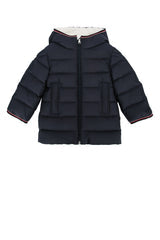 Boys' Long Down Jacket Black Nylon