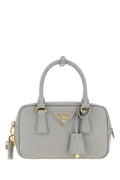 Women's Saffiano Leather Shoulder Bag Gray