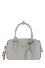 Women's Saffiano Leather Shoulder Bag Gray
