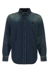 Men's Tailored Shirt Blue Cotton