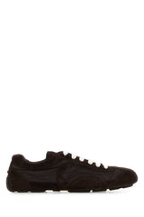 Women's Brown Suede And Re-Nylon Montecarlo Re-Edition 2005 Sneakers Caffe Caffe'