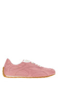 Women's Pink Leather Orbit Flash Sneakers Camelia