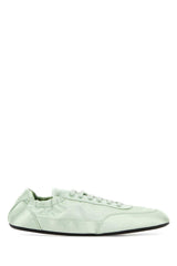 Women's Mind Green Satin Collapse Sneakers Acqua
