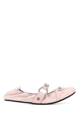 Women's City Ballet Flat Pink Domesticated Lamb