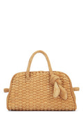 Women's Le Petit Turismo Top Handle Bag Camel Cotton Principal Calf