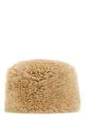 Women's Shearling Winter Hat Beige
