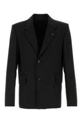 Men's Jacket Blazer Black Wool Blazers