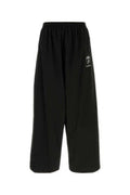 Men's Automobili Lamborghini Trousers Black Polyester