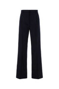 Women's Trousers Navy Cotton
