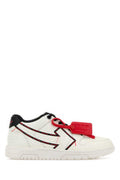 Men's White Leather Out Of Office Sneakers Whiteblack