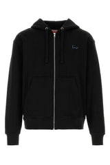 Men's Classic Hoodie Black Cotton Jacket