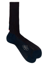 Men's Mezza Socks Navy Cotton