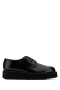 Men's Black Leather Lace-Up Oxford Calfskin