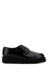 Men's Black Leather Lace-Up Oxford Calfskin