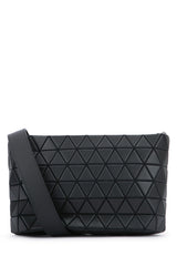 Women's Matte Shoulder Bag Black Mixed Fibres