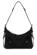 Women's Voyou Shoulder Bag Black Fabric