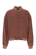 Men's Blouson Overdye Jacket Pink Silk