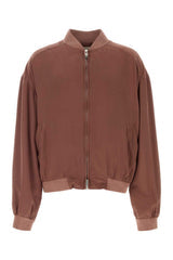 Men's Blouson Overdye Jacket Pink Silk