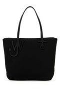 Women's Puffy Anchor Tote Black Polyester