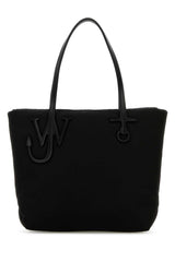 Women's Puffy Anchor Tote Black Polyester