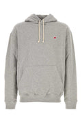 Men's Core Hoodie Gray Cotton Elastane Sweater