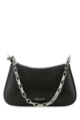 Women's Pouch Shoulder Black Lamb
