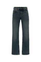 Women's Jeans Blue Cotton