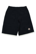Boys' Bottoms Shorts Black Lower Edge Cotton Jogger