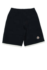 Boys' Bottoms Shorts Black Lower Edge Cotton Jogger
