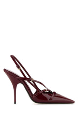 Women's Décolleté Heel Purple Calfskin
