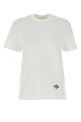 Women's White Cotton T-Shirt Chalk Exterior