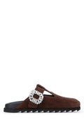 Women's Slidy Viv Mule Brown Leather