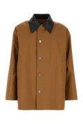 Men's Organic Cotton Trench Coat Brown