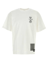 Men's Logo-Embroidered Cotton T-Shirt White