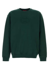 Men's Cotton Sweatshirt Green Sweater