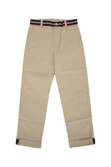 Boys' Trousers Beige Cotton