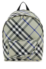 Men's Shield Backpack Beige Nylon