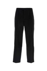 Men's Wool Felt Trousers Black
