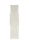 Women's Cover Dress White Organic Woven Linen