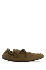 Women's Army Green Canvas Collapse Sneakers Militare