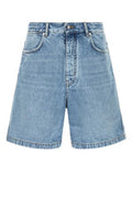 Men's Shorts Bermuda Blue Cotton Bermudas