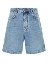 Men's Shorts Bermuda Blue Cotton Bermudas