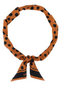 Women's Bandeaux Scarf Orange Silk