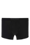 Men's Trunk Boxer Shorts Black Cotton Elastane Underwear