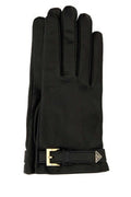 Women's Nappa Leather Gloves Black Lambskin