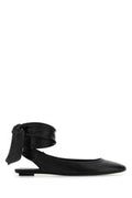 Women's Ballerina Black Leather